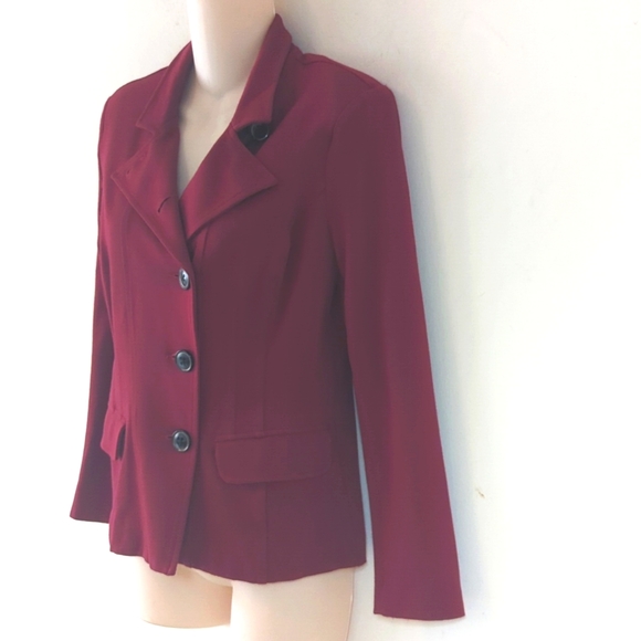 Cabi Rhubarb Red Outing Blazer - Picture 5 of 16